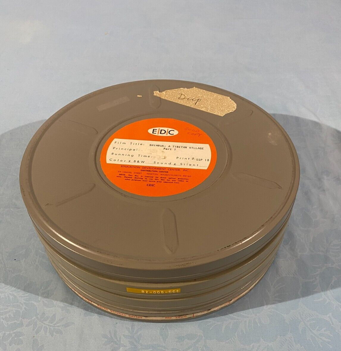 Vtg Set of 4 16mm Metal Film Reel 10 3/4in Canisters Art Decor u00087