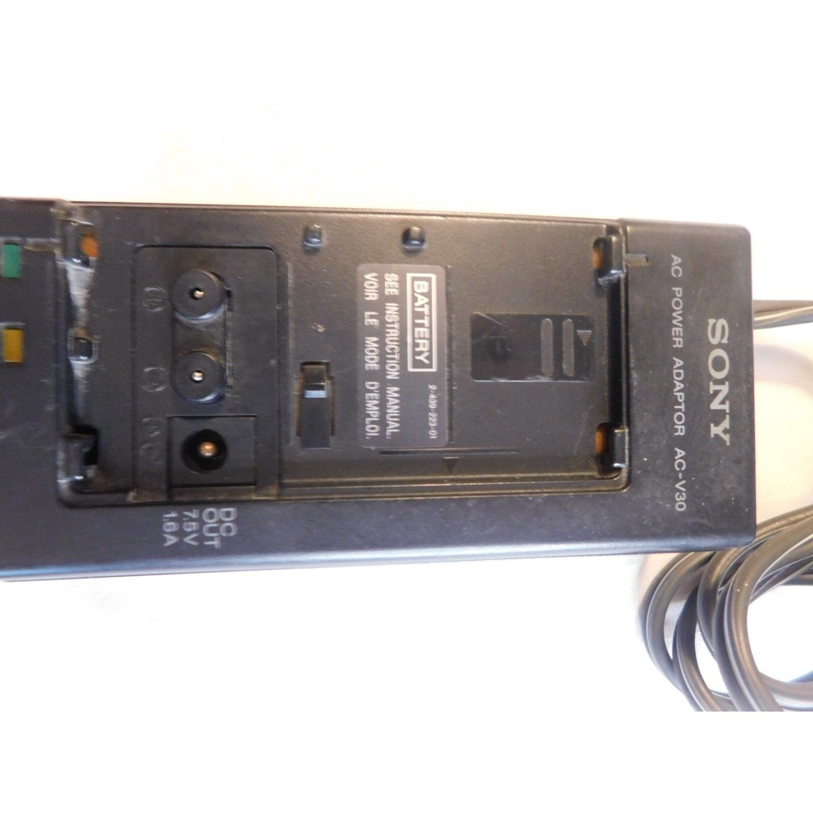 Sony AC-V30 Power Adapter Battery Charger For Handy Cam OEM Camcorder