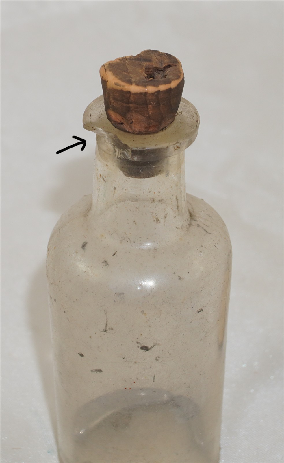 Antique Photographic Mercury Glass Bottle used in Wet Plate Photography