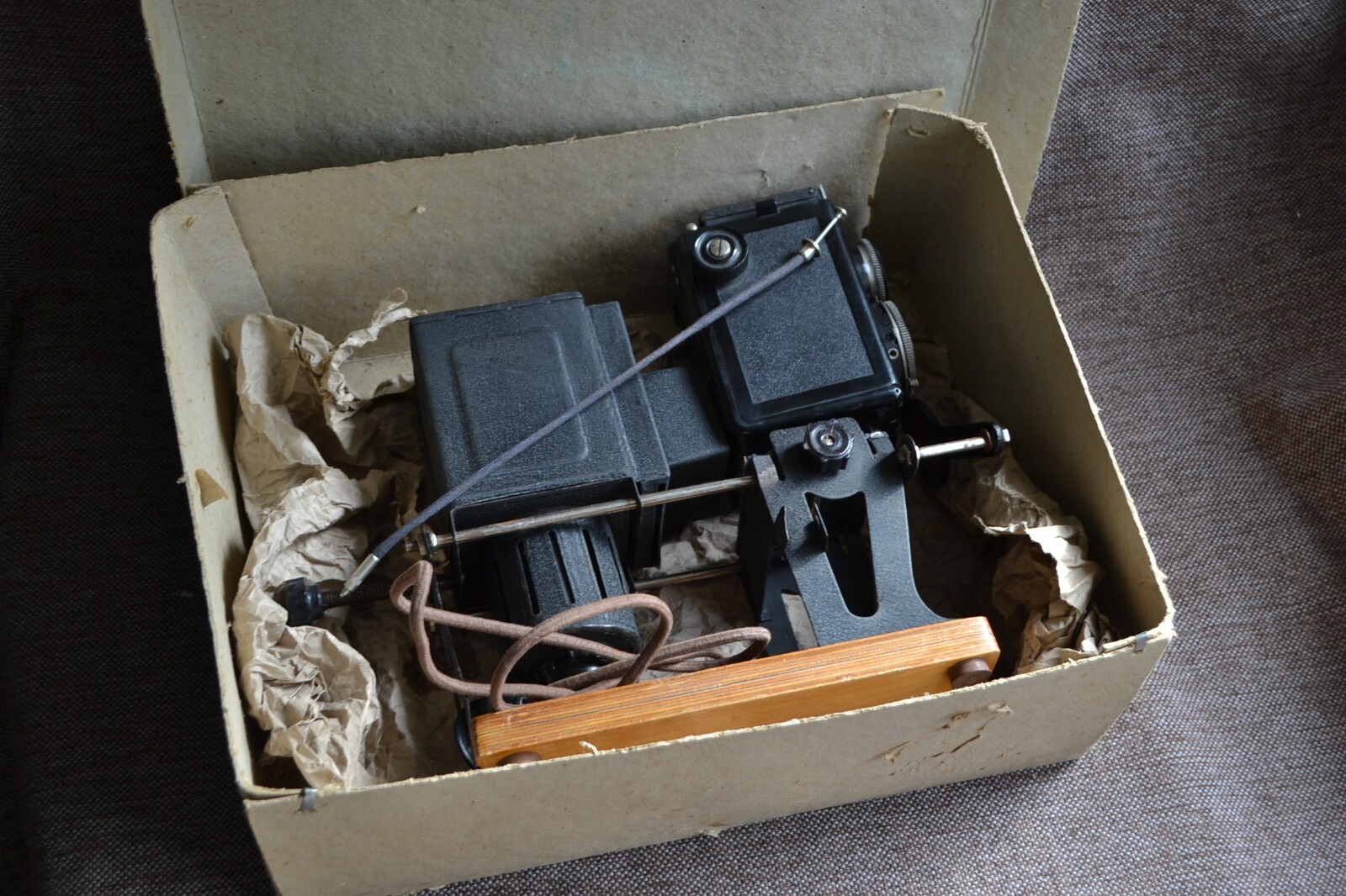 VERY Rare UPL-1 Soviet Magnifying attachment for LUBITEL camera