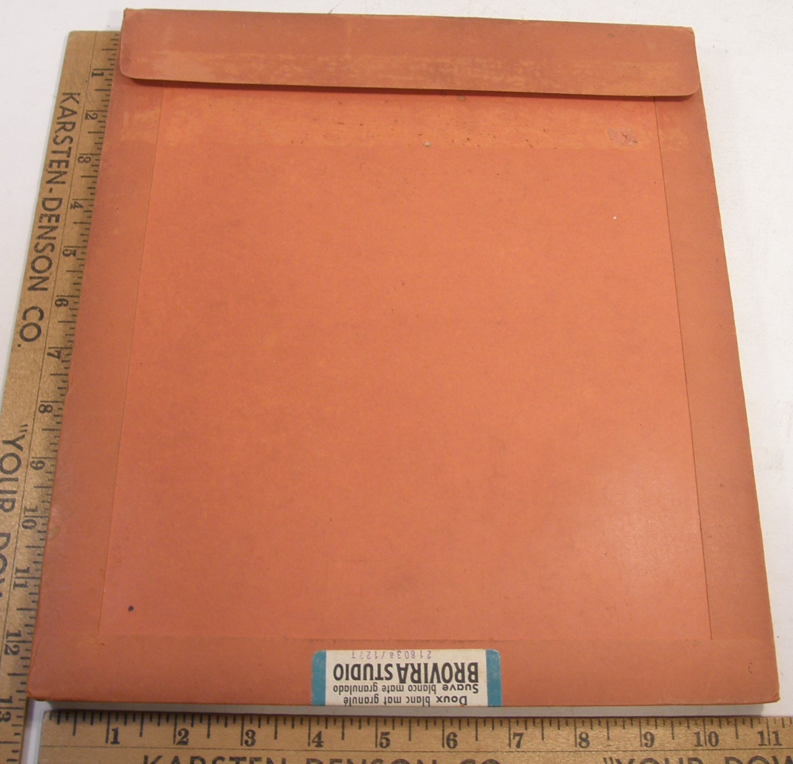 LOT 7 VINTAGE 1950’S AGFA 11X13 EMPTY CARDBOARD PHOTO PAPER ENVELOPES
