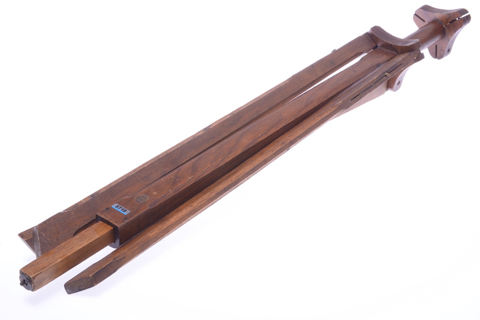 ✅ ANTIQUE WOOD TRIPOD ‘LE PLIABLE’ *VERY INTERESTING* 140CM 55.11″ VIEW CAMERA