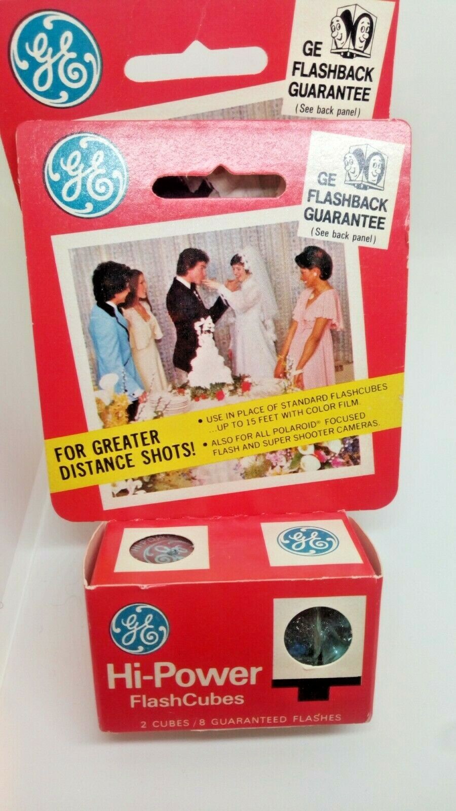 3 Vintage NIB boxes of G.E. Hi Power Camera Flashcubes (2 to a box)