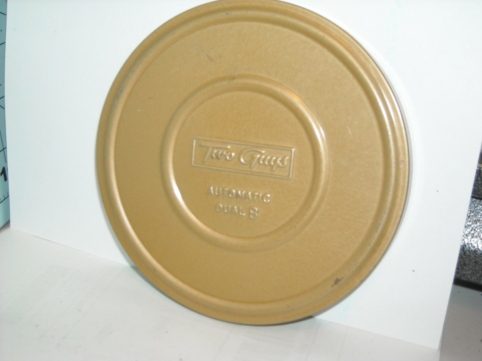 3 vintage movie tins two guys automatic dual 8mm 200ft compco corp 5×1/2″