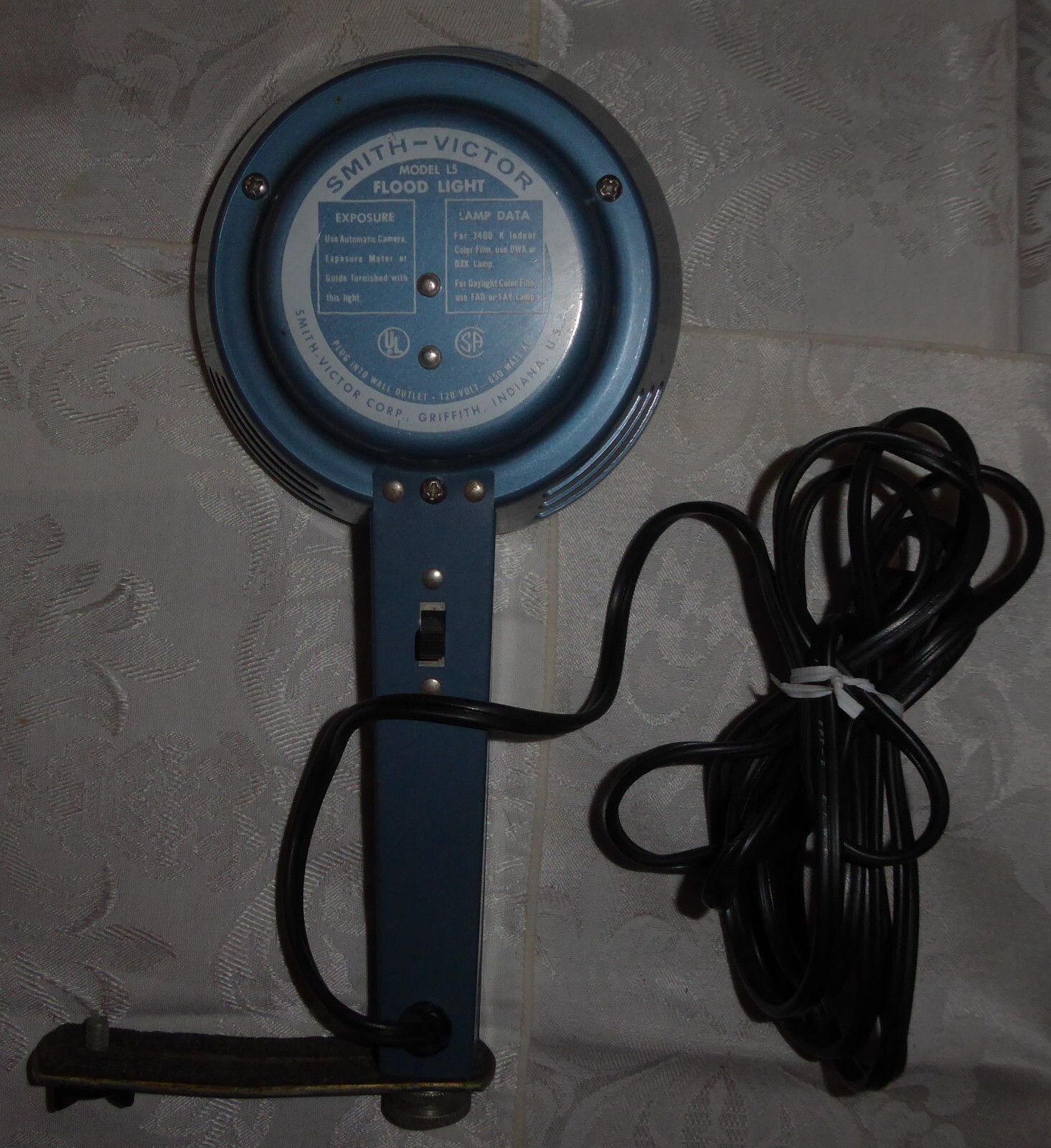 Vintage Smith-Victor Handheld Floodlight Model L5