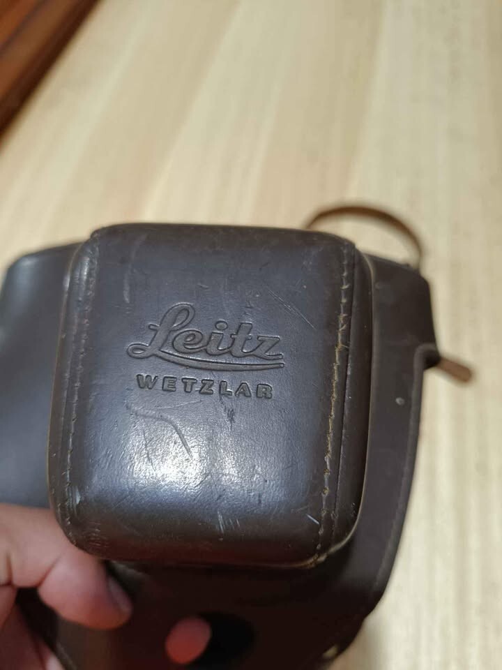 Vintage Brown Leather Leica Leitz Wetzlar Camera Case for Leicaflex SL/SL2 – Mod