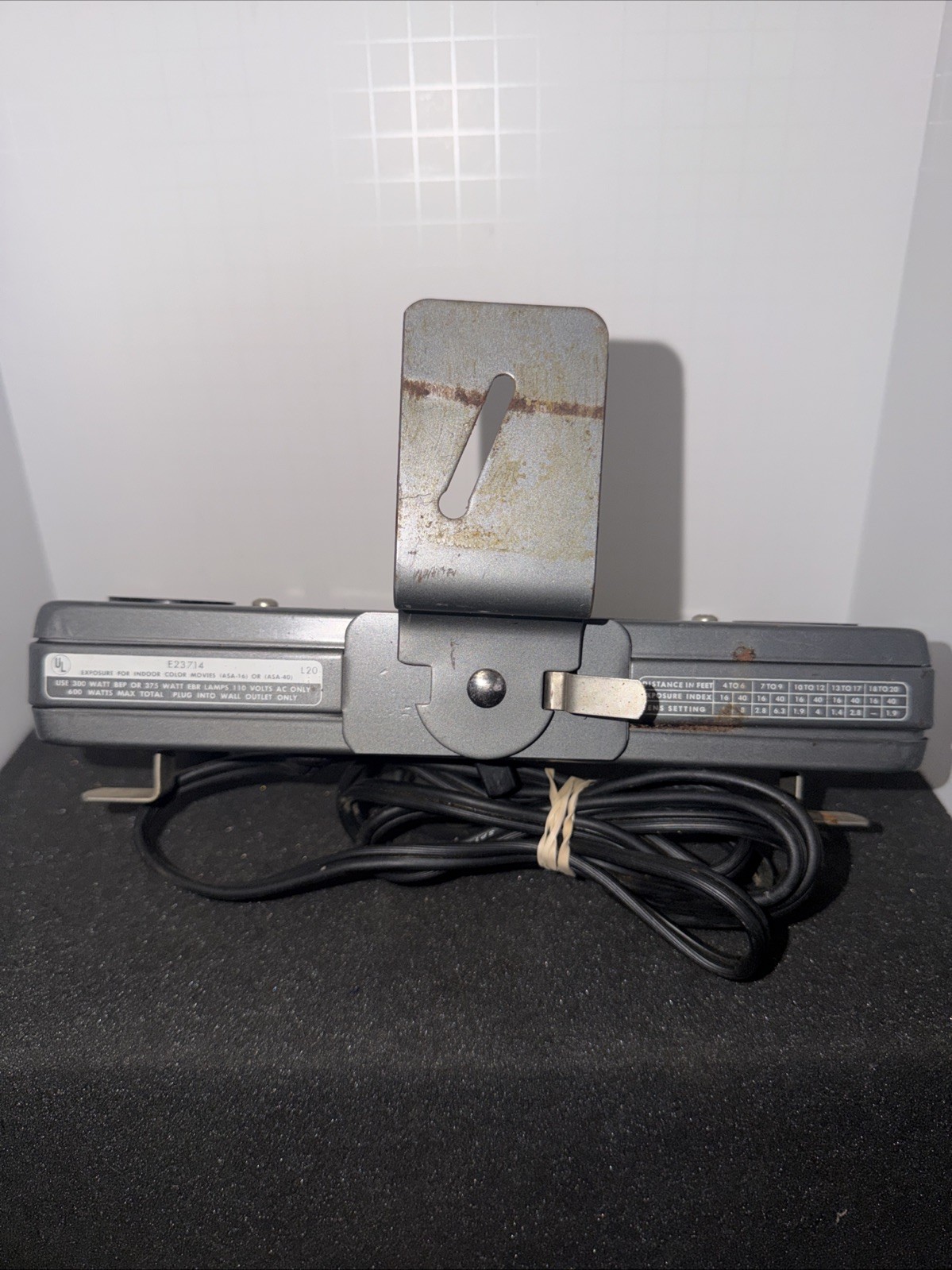 Keystone Exposure For Indoor Color Movies Dual Light