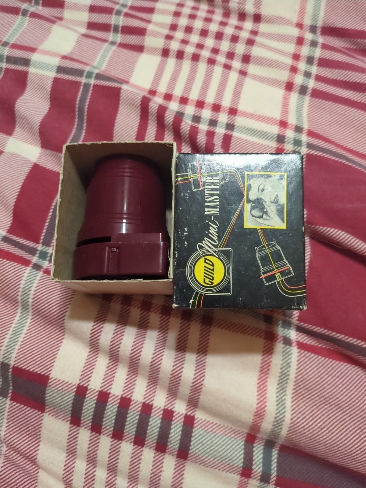 VINTAGE 1950s CRAFTMAN’S GUILD MINI-MASTER SLIDE VIEWER WITH ORIGINAL BOX
