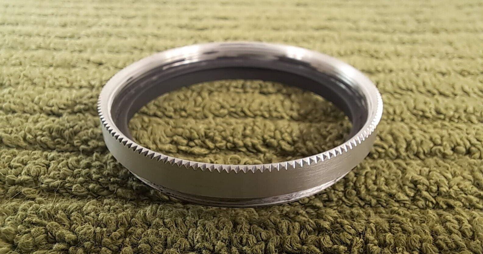 Vintage Silver Metal Lens Filter Retaining Ring – Series 6 VI