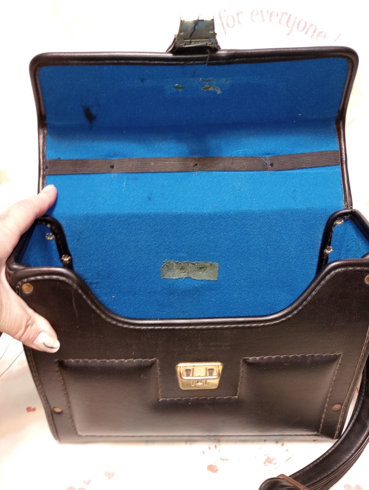 Vintage Black Camera Case With Adj. Strap