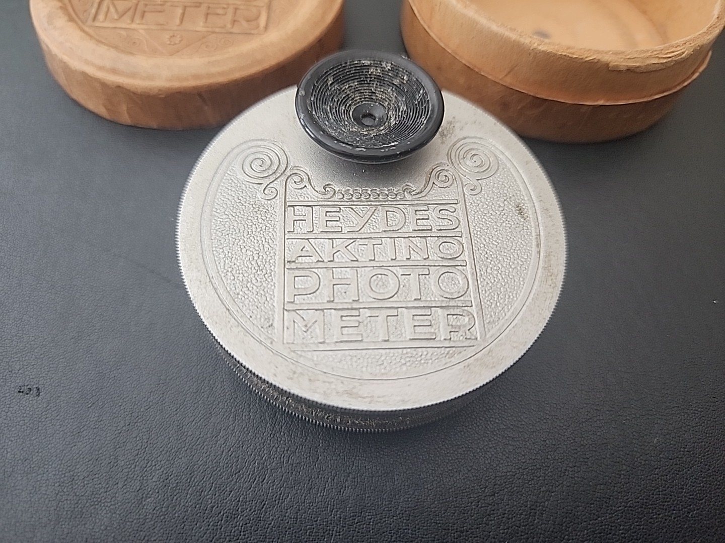 Antique Photographica – Heydes Aktino Photo Meter, Extinction Light Meter + Case