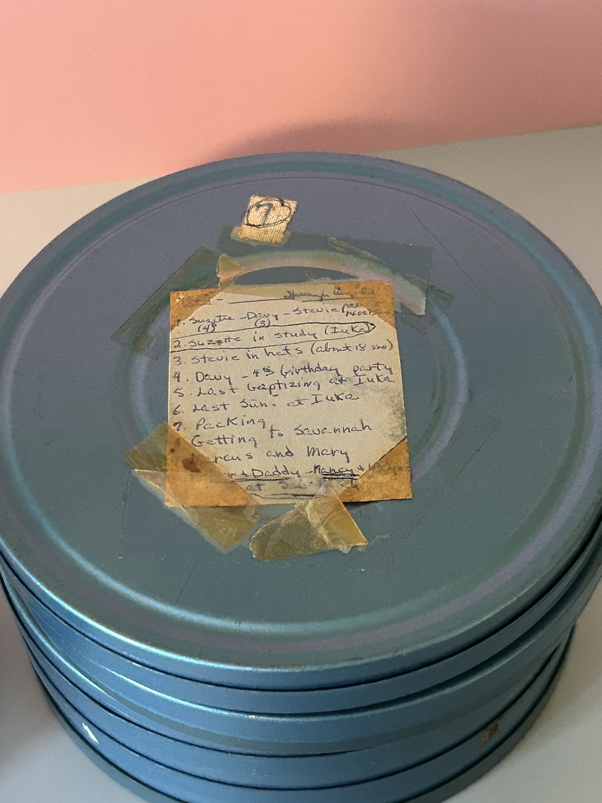 Vintage Compco Metal Reel Storage Film Case Box For Super 8mm Canisters, 6 Slots