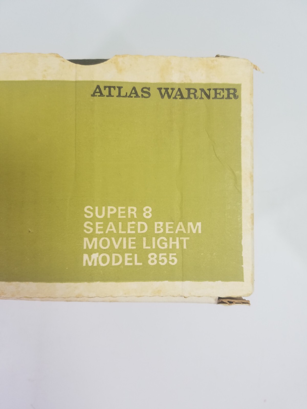 Atlas Warner Super 8 Sealed Beam Movie Light Model 855 Excellent Vintage Cond