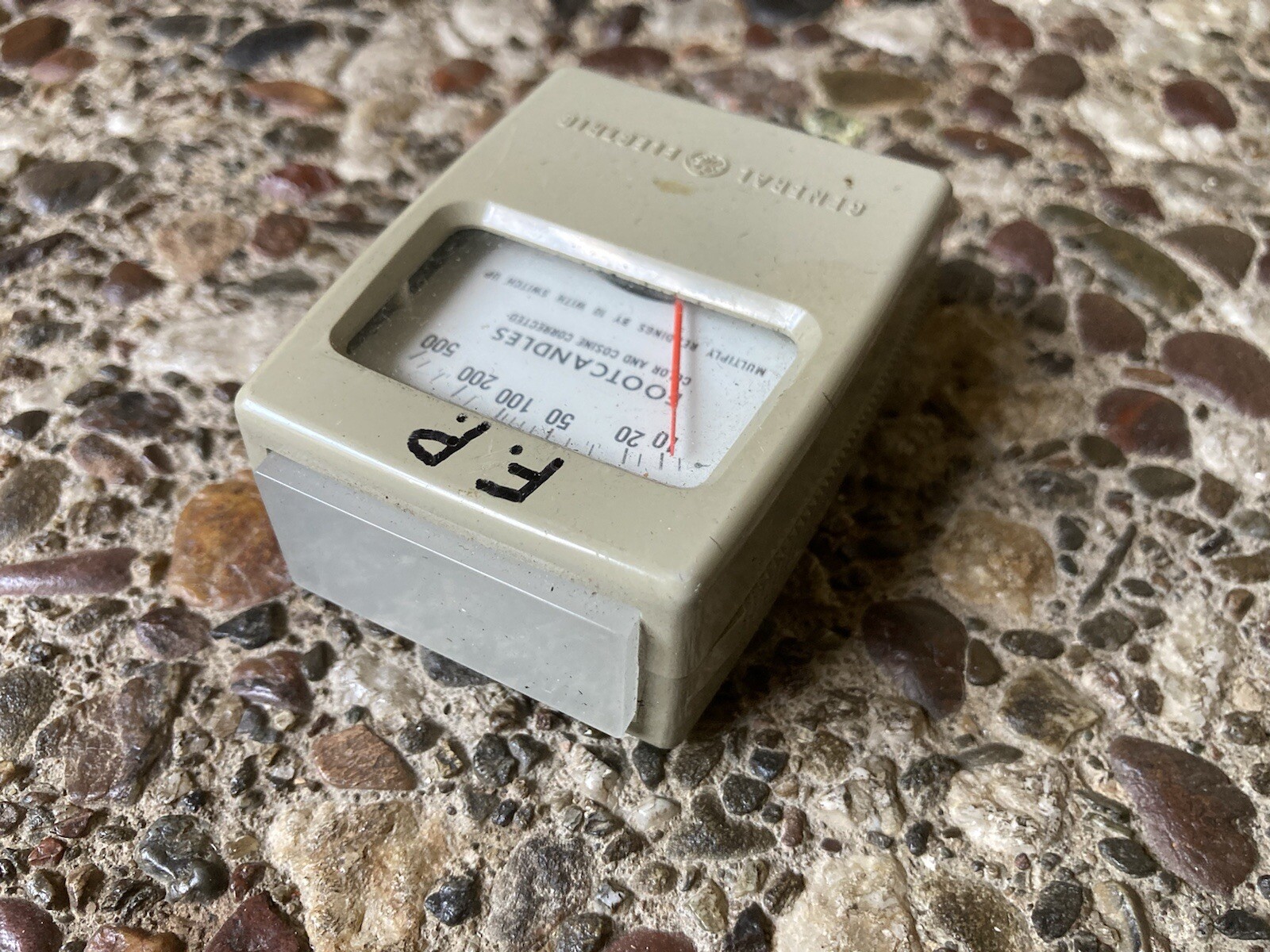 Vintage Type 213 General Electric Light Meter FOOTCANDLES