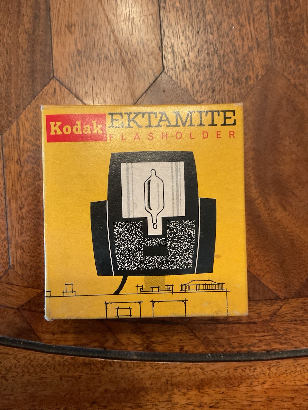 Vintage Kodak Flash holder In Original Box And Case