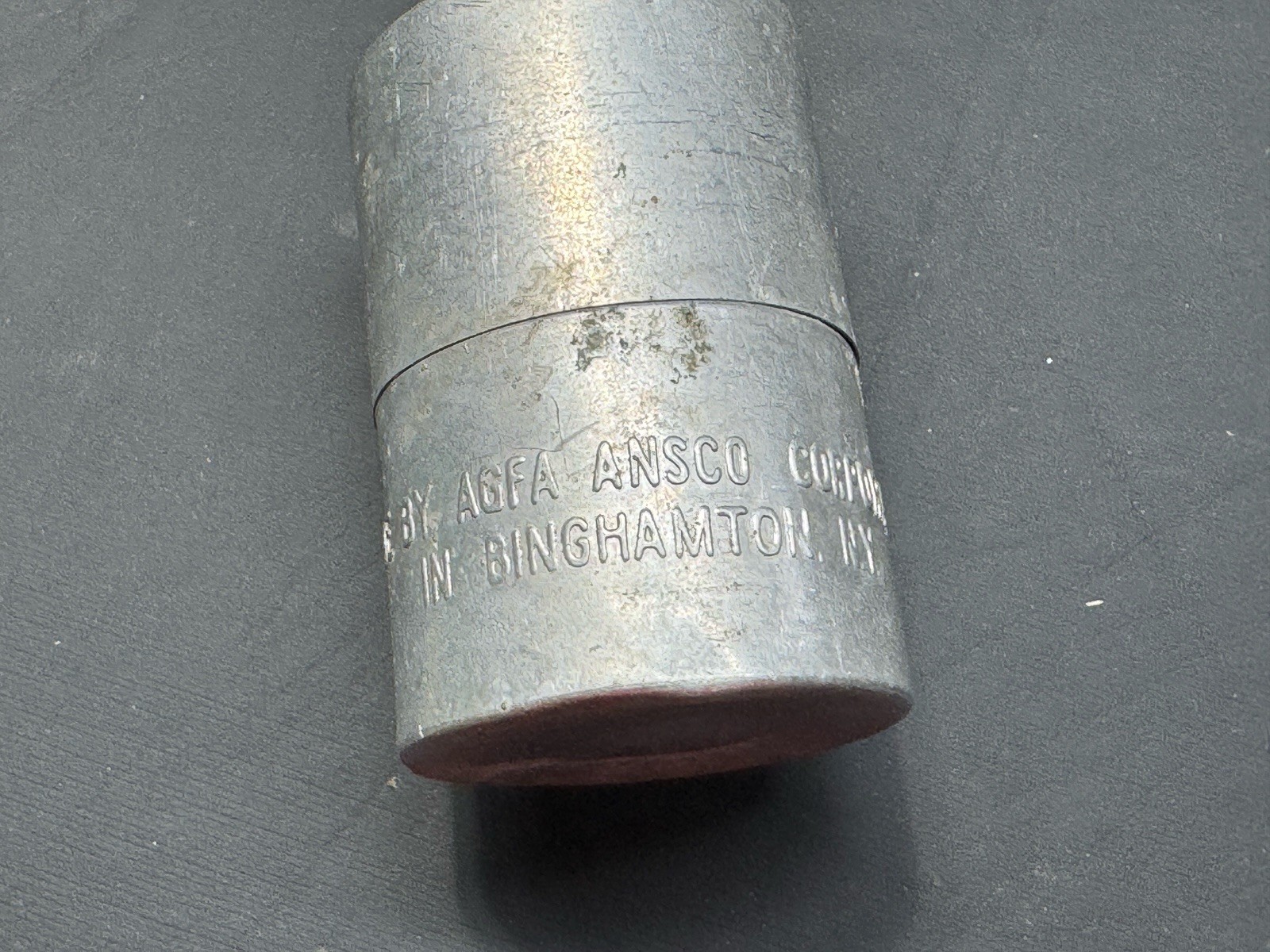 Vintage Agfa Aluminum Camera 35mm Film Canister
