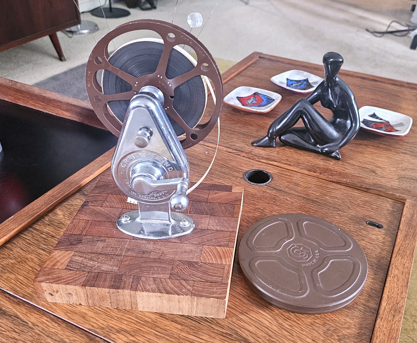 MOVIE FILM REWING – WITH REEL & MOVIE – EXCE. CONDITION USA