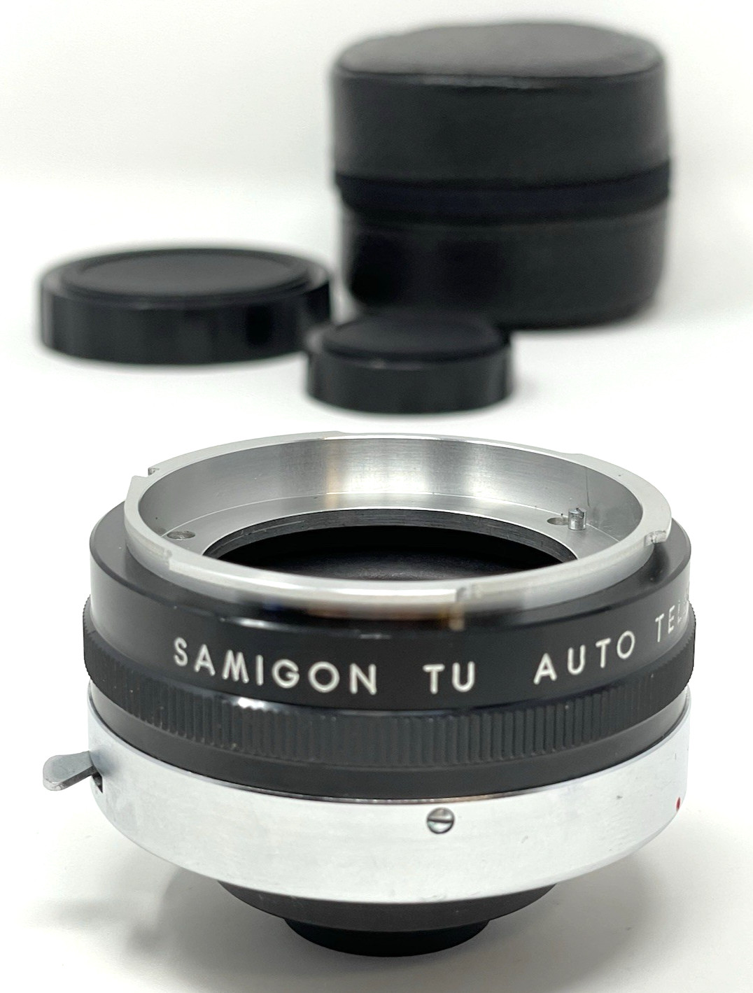 Samigon Auto Teleplus 2x Teleconverter 35mm Vintage Camera Lens with Case & Caps