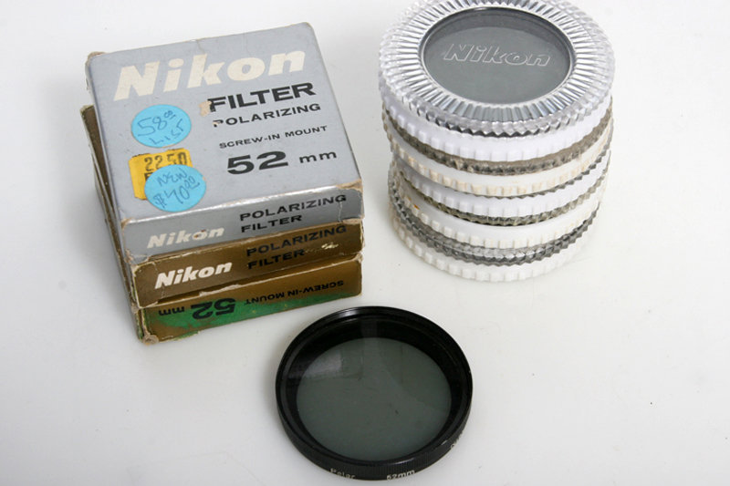 Nikon 52mm Polarizing Filters Polar for Nikkor lens Polarizer – one or more