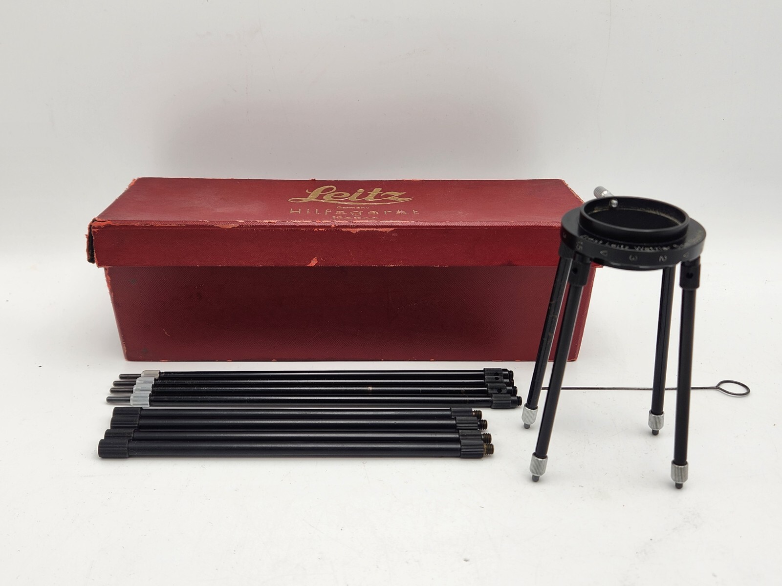 Leica Leitz Wetzlar BAZOO Hilfsgerät Close Up Copy Stand in Original Box Germany