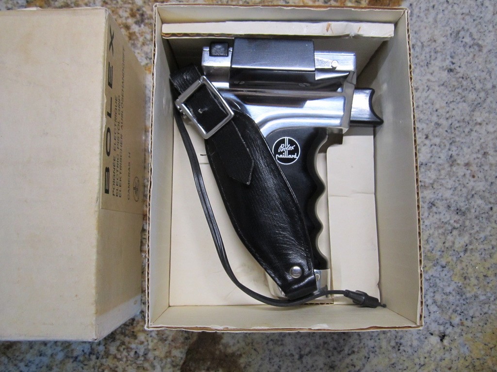 GORGEOUS BOLEX DECLIC HANDLE ELECTRIC HAND GRIP for MST motor 16mm movie camera