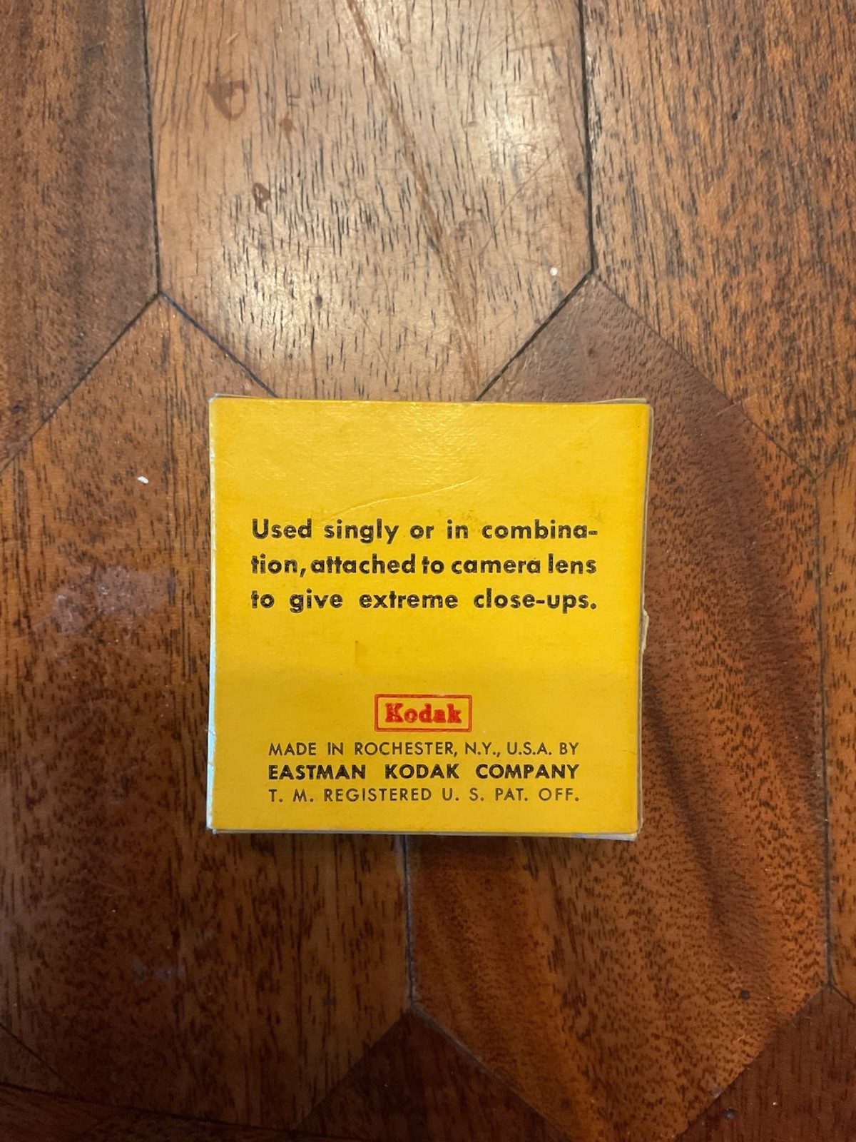 Vintage Kodak Portra Lens 2+ Series 5 close-up lens adapter