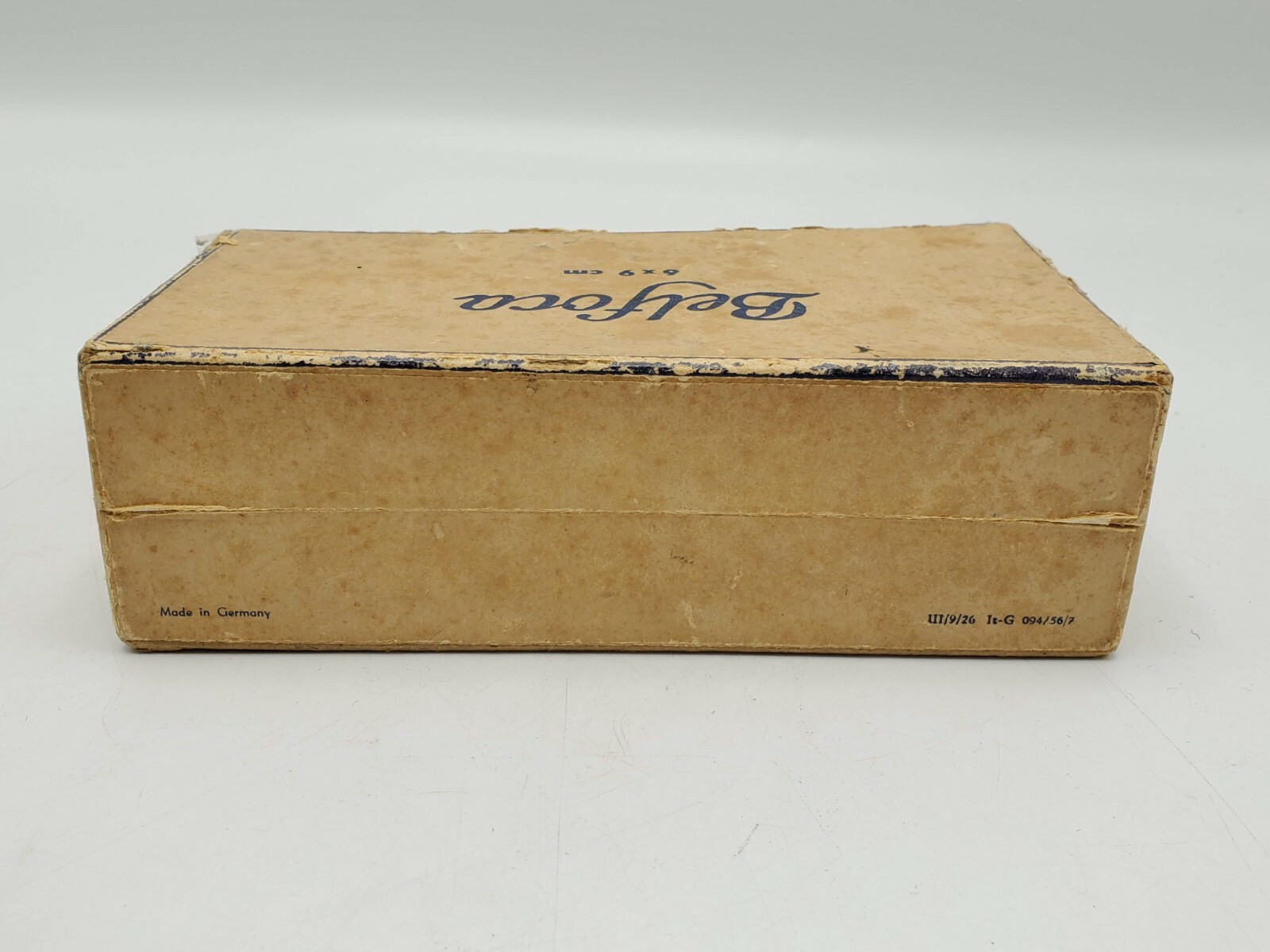 Belca Belfoca 6×9 cm Folding Camera Original Box & Instructions Only – Germany