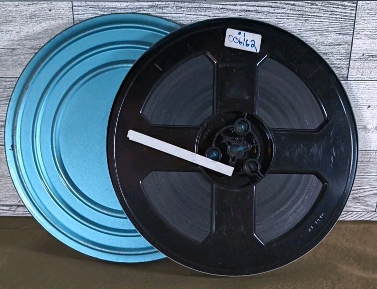 Lot Of Vtg 8MM 4 Films, 2 Empty Case Reels, 2 Small Plastic Reels – Metal Cases