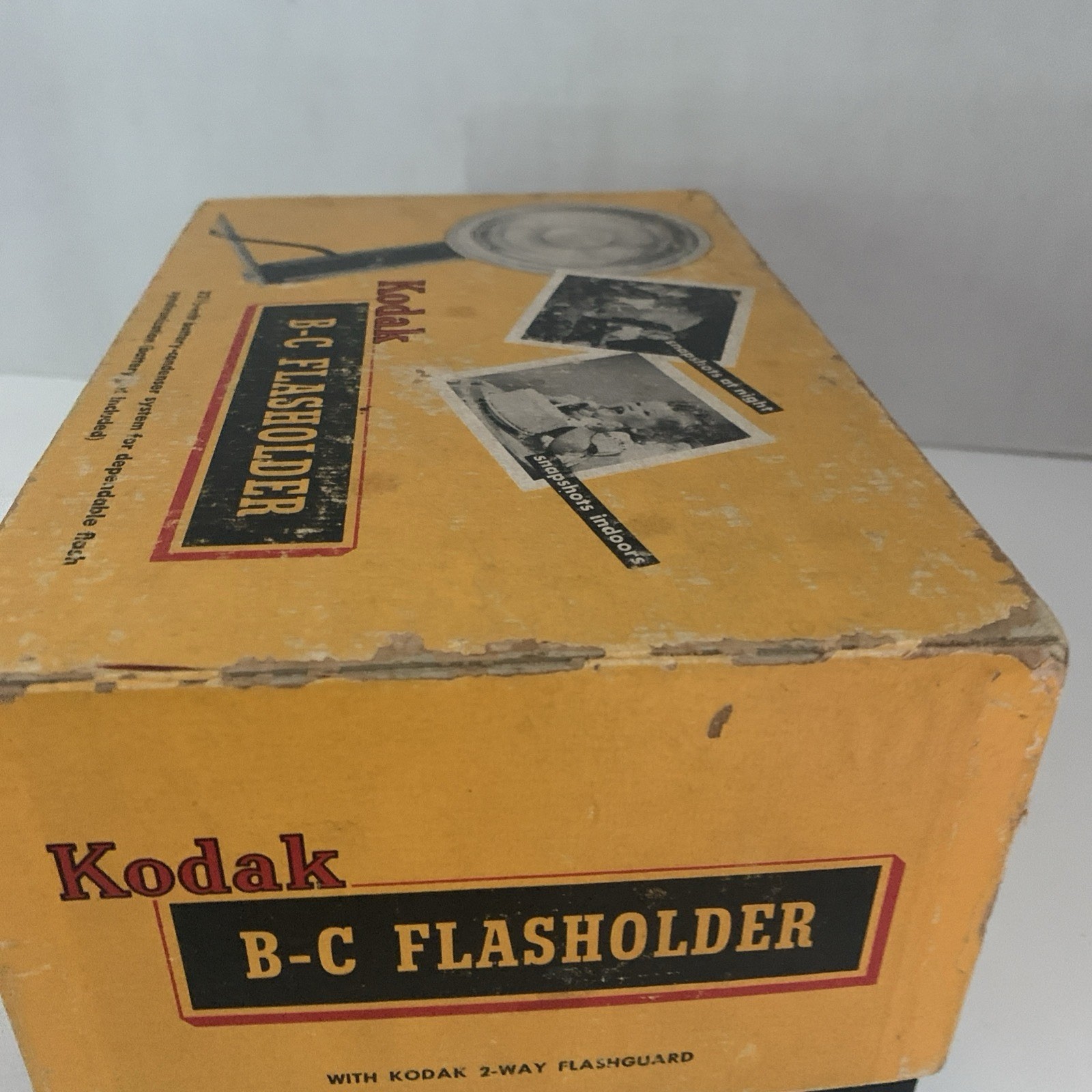 Vintage Kodak BC Flasholder Original Box Flashguard Photography￼