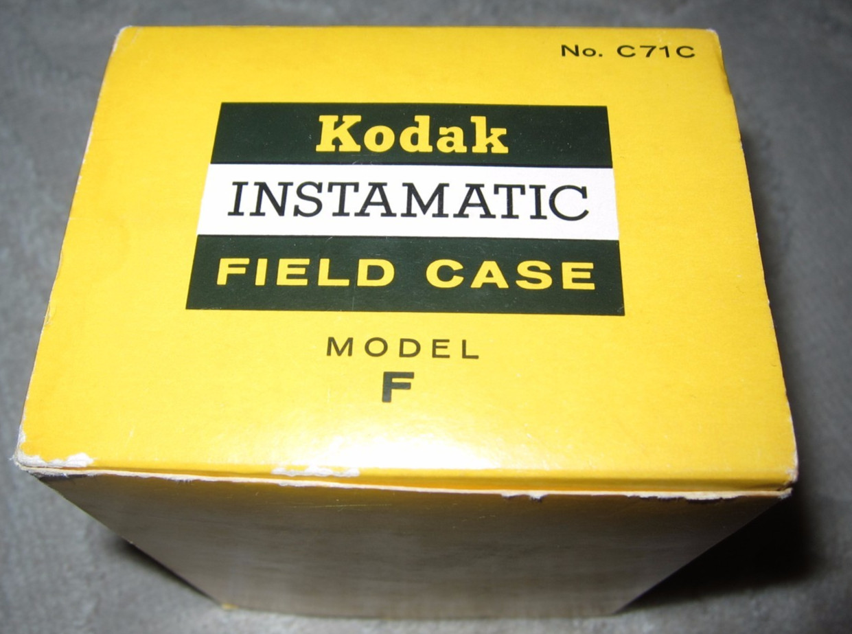 Vintage Kodak Instamatic camera Field Case Model F in original box, looks unused