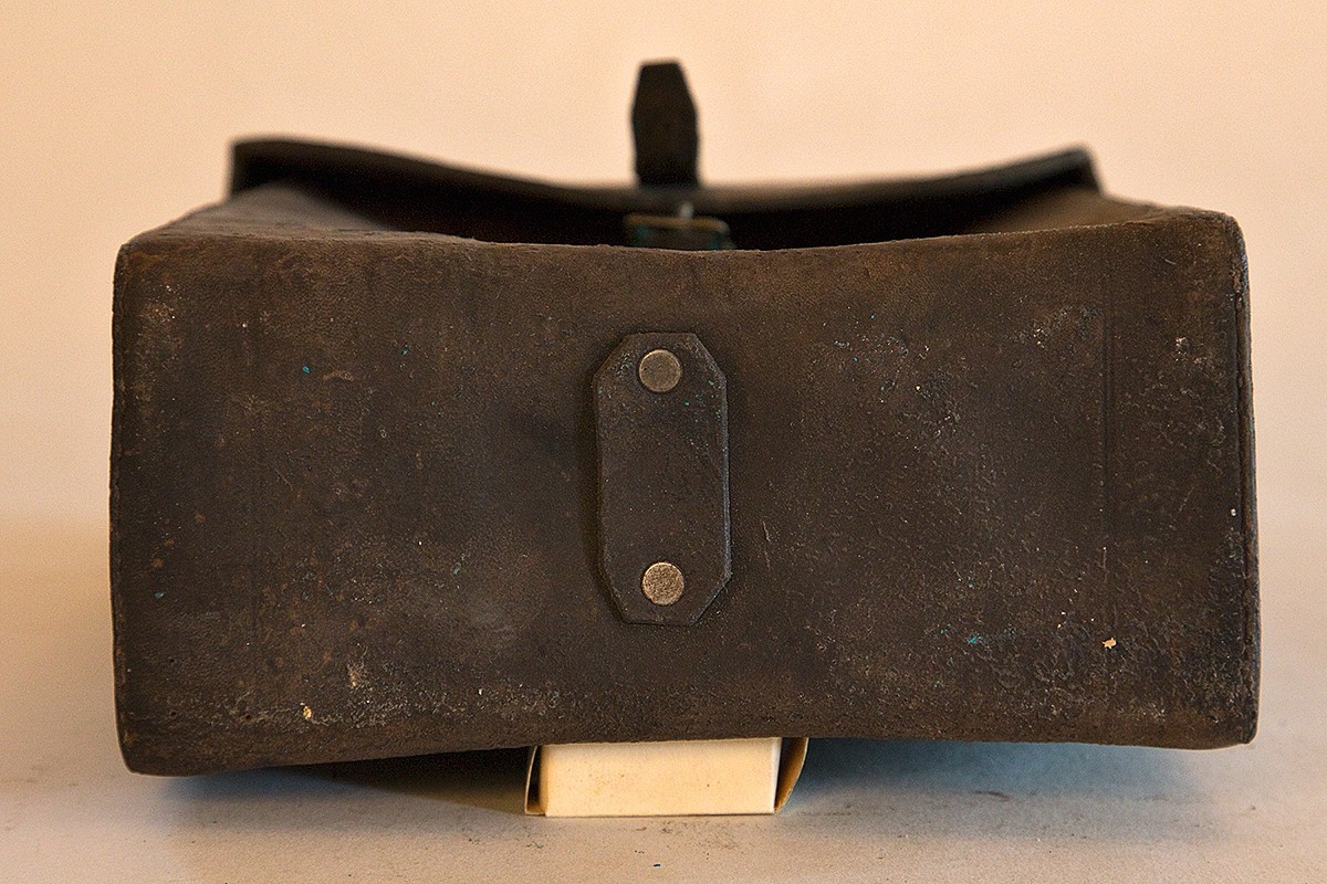 OLD Vintage Black Leather Camera Case 10X8X3.5 for View Camera…Kodak?