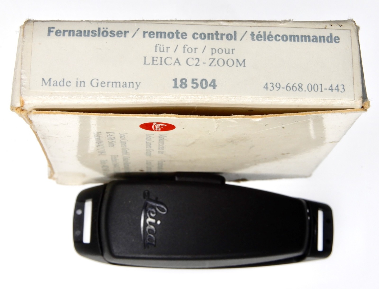 Leica 18504 Remote Control for Leica C2-Zoom ……….. MINT w/Box