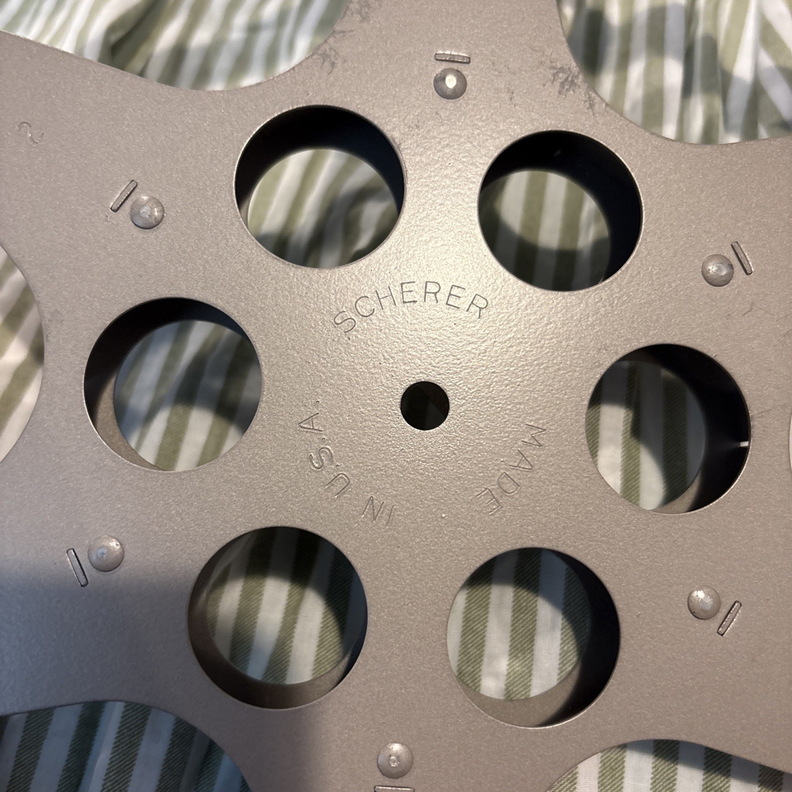 SCHERER 800′ 16MM Metal FILM REEL 800ft capacity