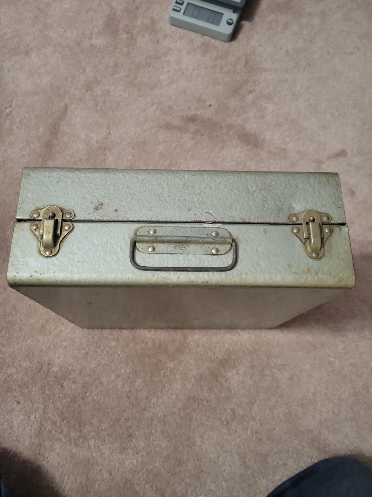 Vtg Chicago Kitchenware Metal Light Bar 4 bulb base Dual Switch with case