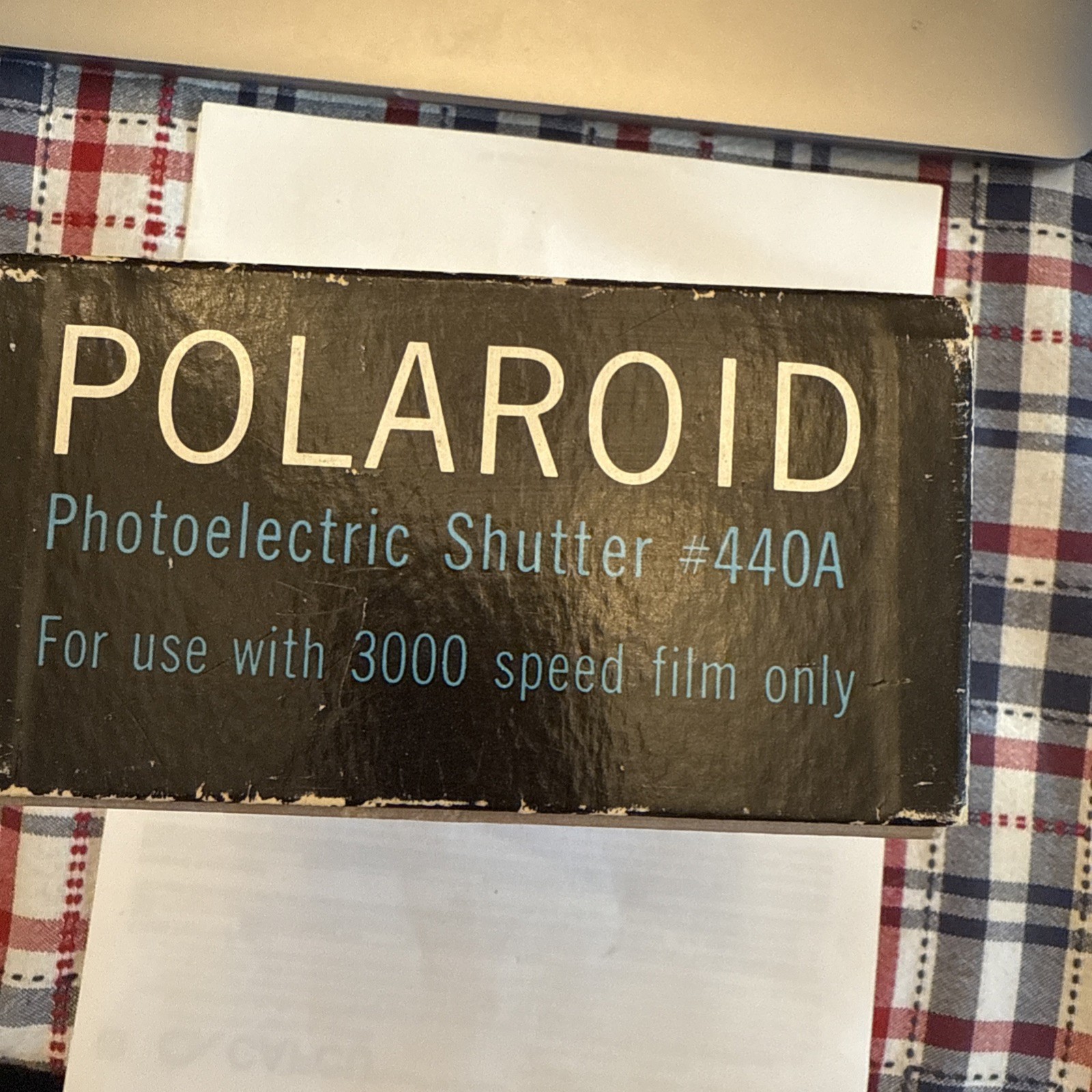 Vintage Polaroid Photoelectric Shutter #440A w/Original Box functions normally