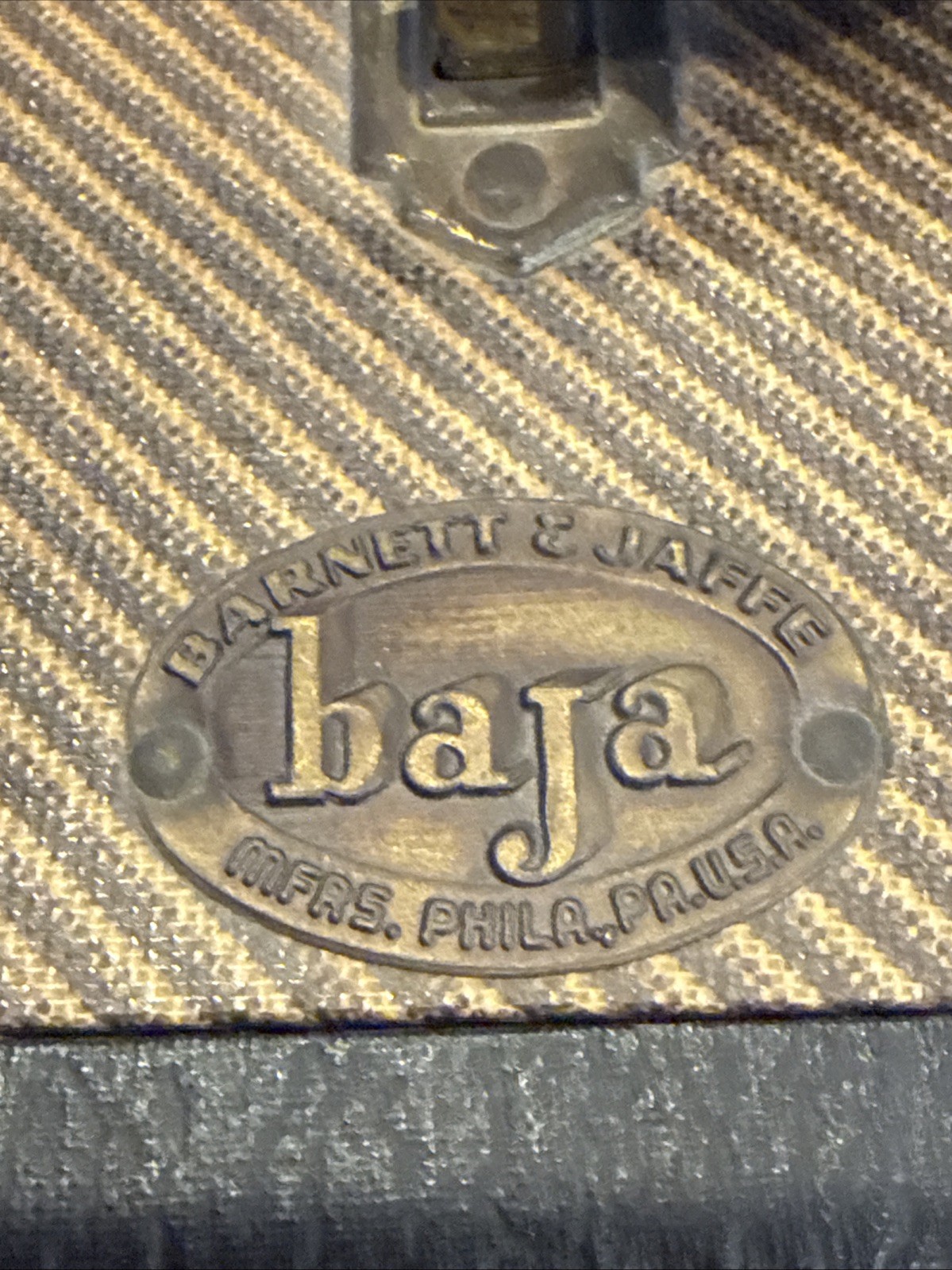BARNETT & JAFFE Baja Slides Holder Carry Case Vintage