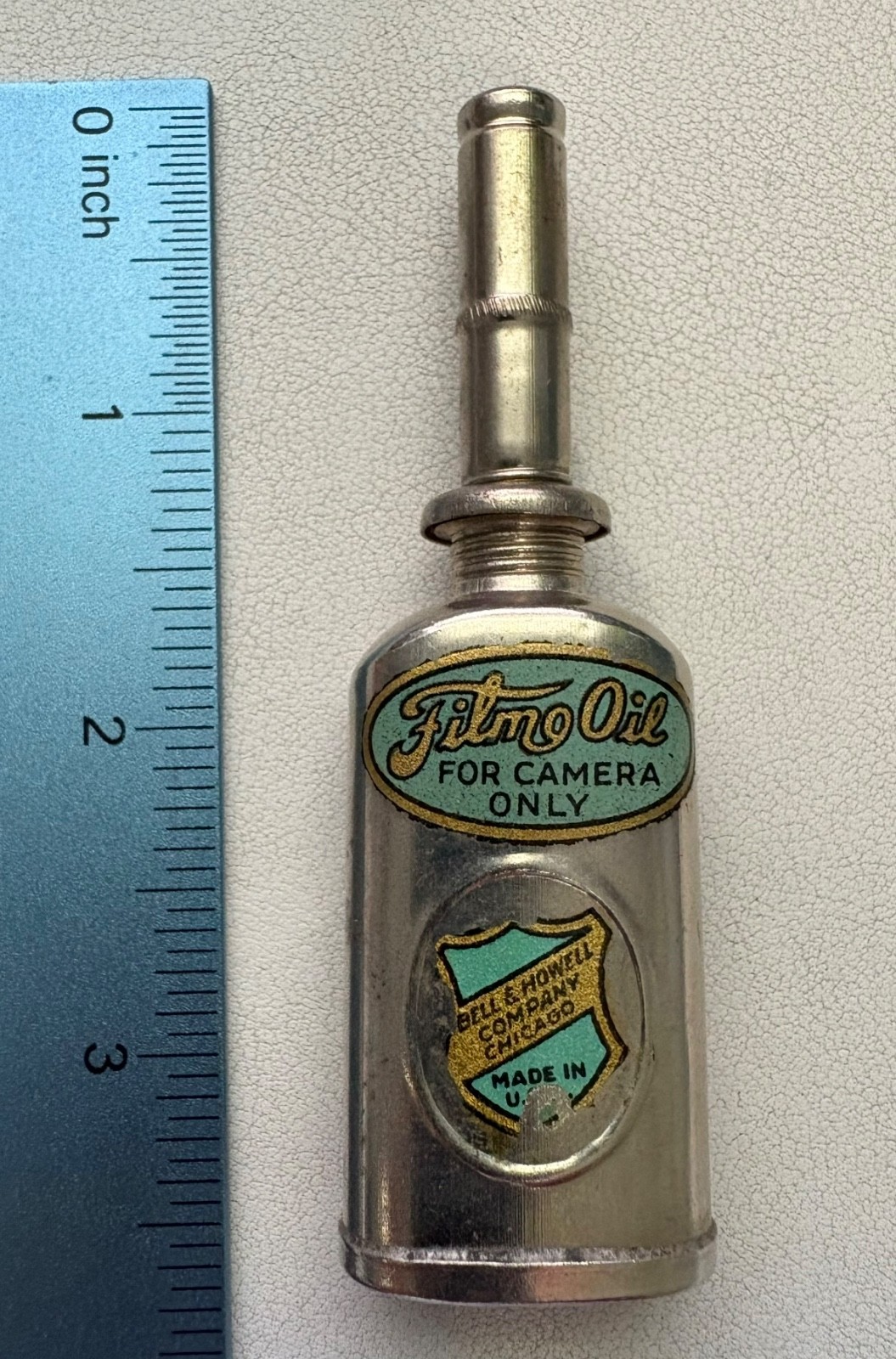 Vintage Bell & Howell FILMO Oil Bottle Can for 16mm Movie Camera