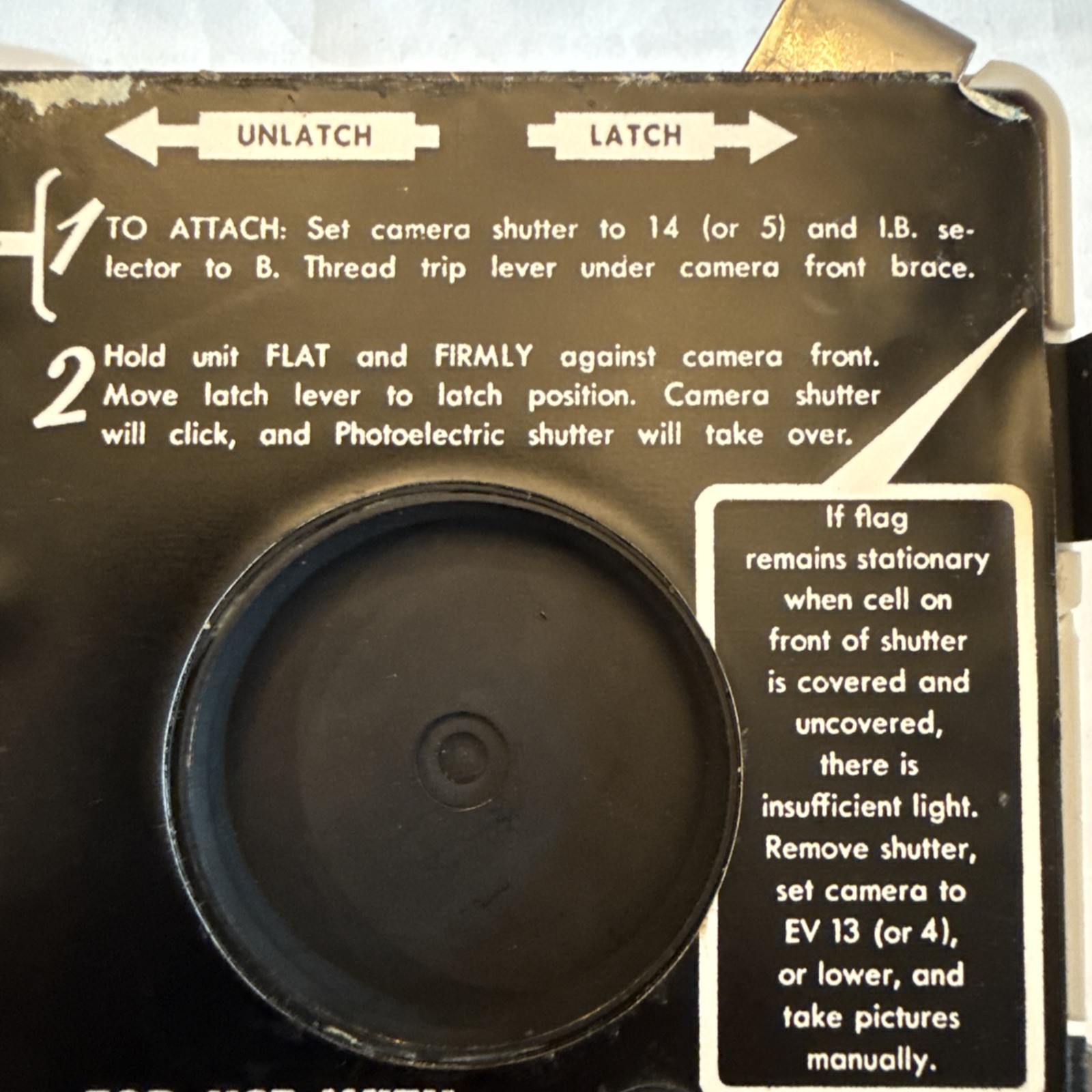 Vintage Polaroid Photoelectric Shutter #440A w/Original Box functions normally