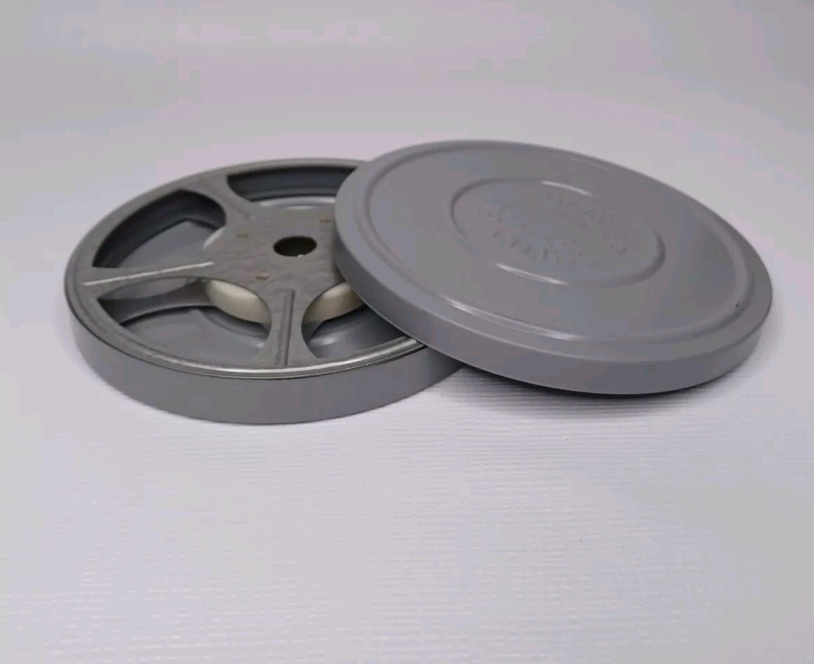 Brumberger 5″ Grey Metal Reel Case