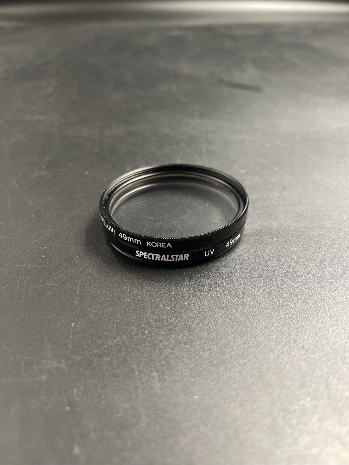 2 VINTAGE 49MM UV SCREW-ON LENS FILTERS – SPECTRALSTAR (JAPAN) & HAZE (KOREA)