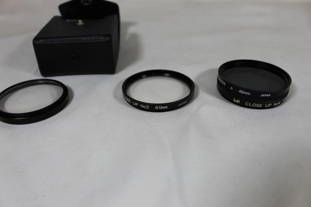 Vintage DeJur 49mm Close Up Photography Filter Set