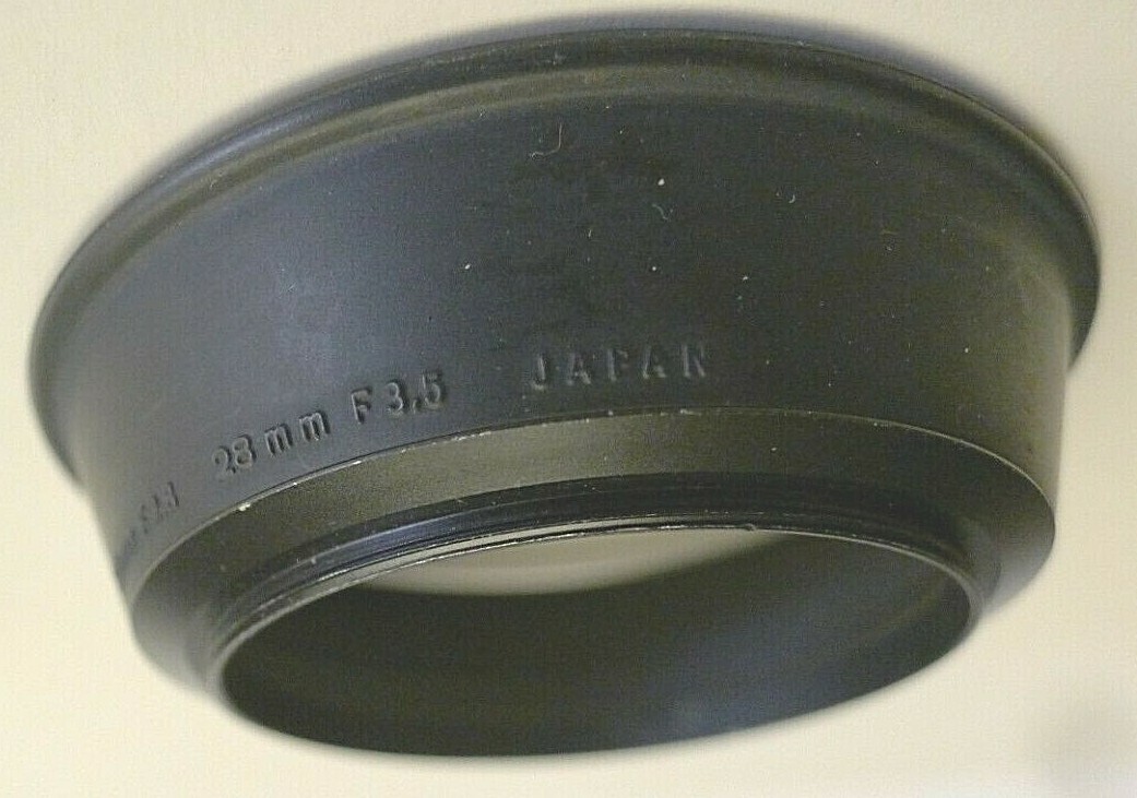 Olympus 28mm F2.8 – F3.5 Lens Hood 49mm – Rubber – Made in Japan