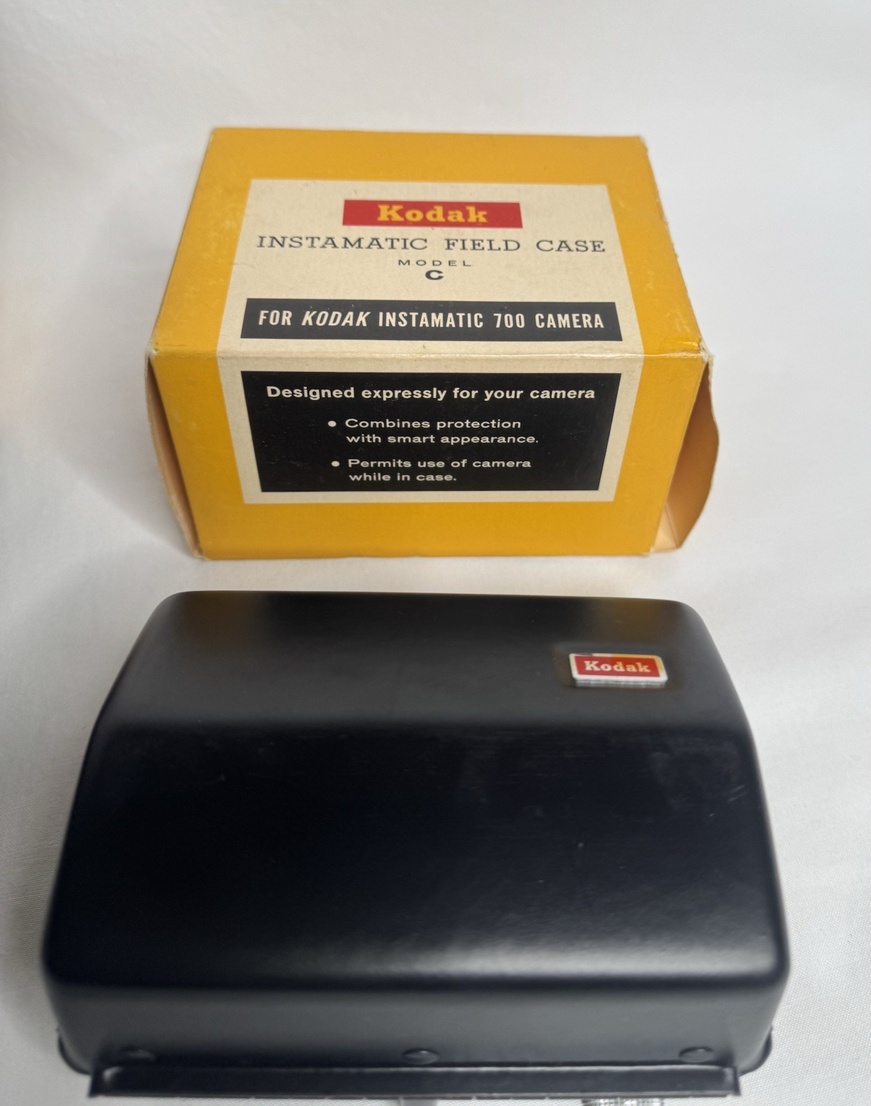 Lot of 2 Kodak Field Cases Bantam f/4.5 & Instamatic Model C (New In Boxes)