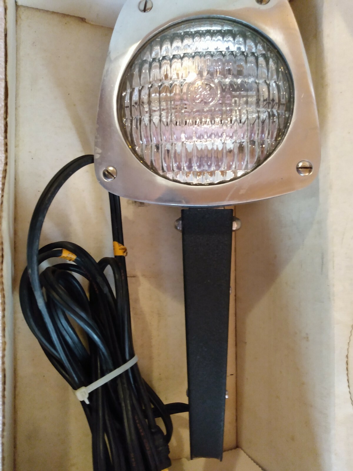 General Electric Sun King Vintage Movie Camera Light With Original Box Unifold