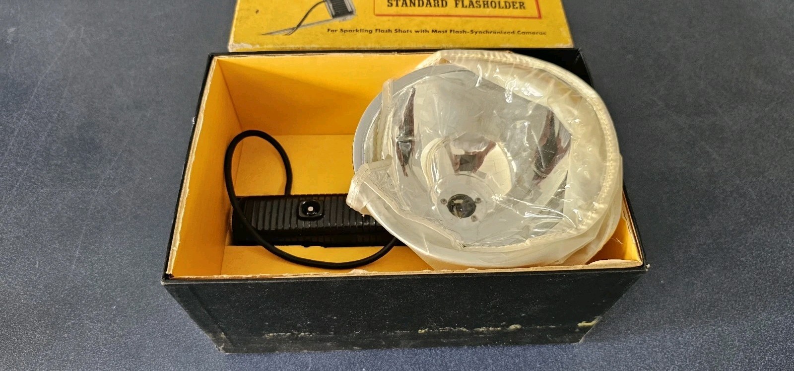 Vintage KODAK Standard Flash Holder in Original Box With Bracket & Bulk NEW NOS