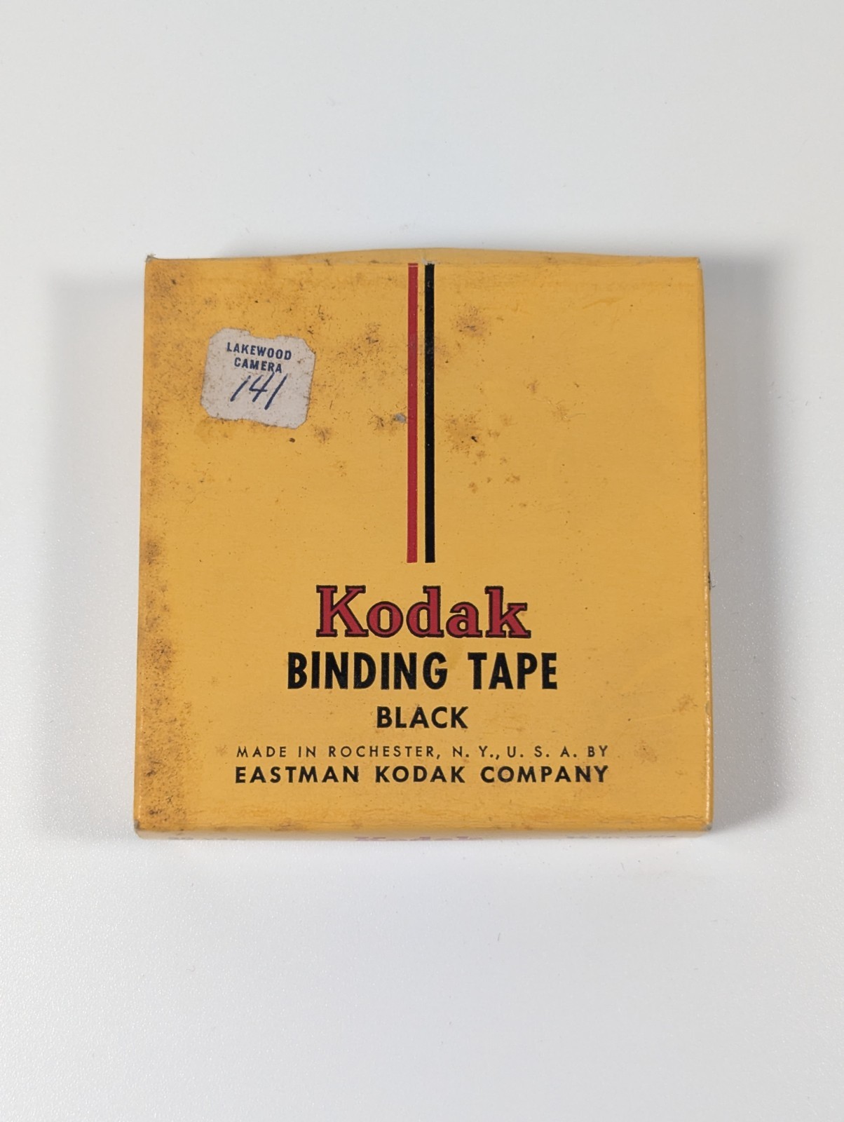 Vintage NIB Kodak Black Binding Tape Vtg Photography Collectable 30yd 3/8″ Wide