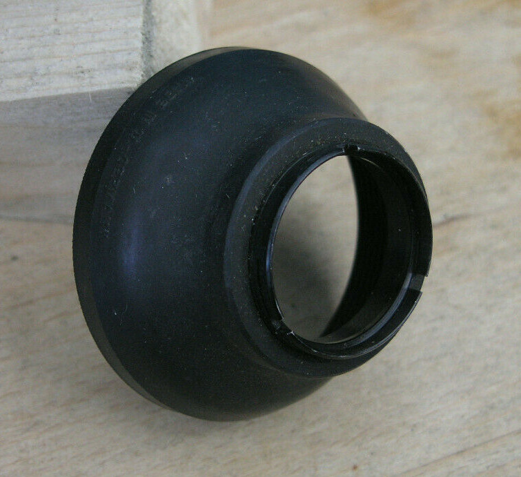 rubber A27 27mm push fit slip on lens hood shade
