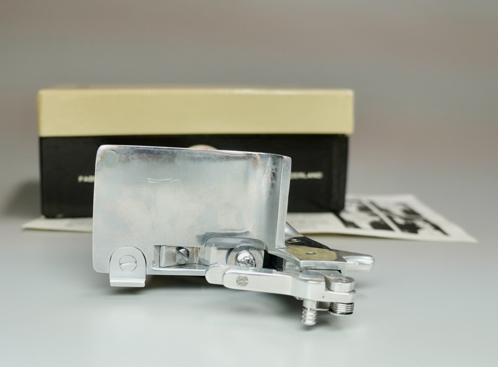 Vtg 1950s Bolex Paillard C8 DECLIC Movie Camera Trigger Handle Original Box EUC