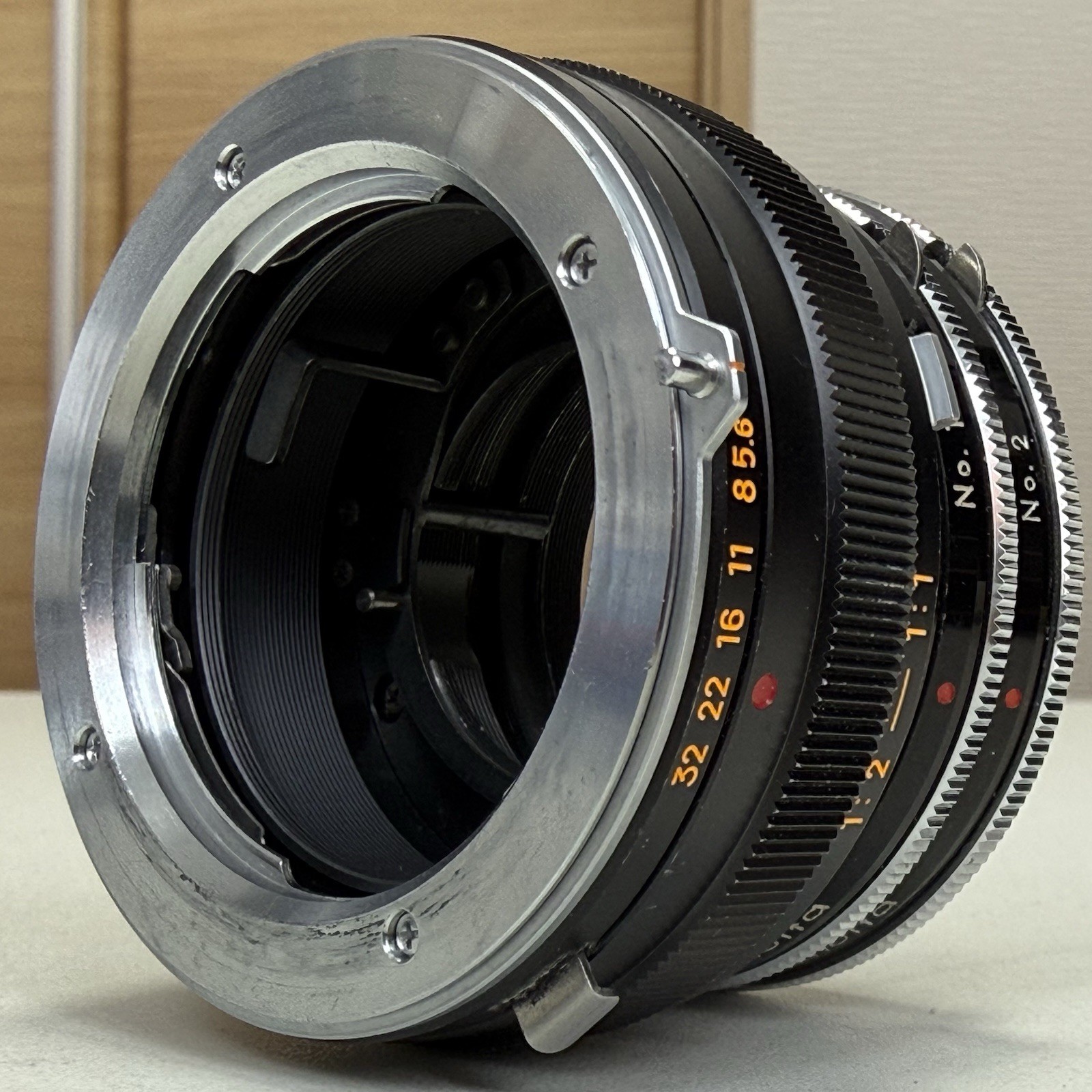 Minolta SR/MD Macro Extension Tube Set No.1 & No.2 1:2–1:1 for Macro Rokkor Lens