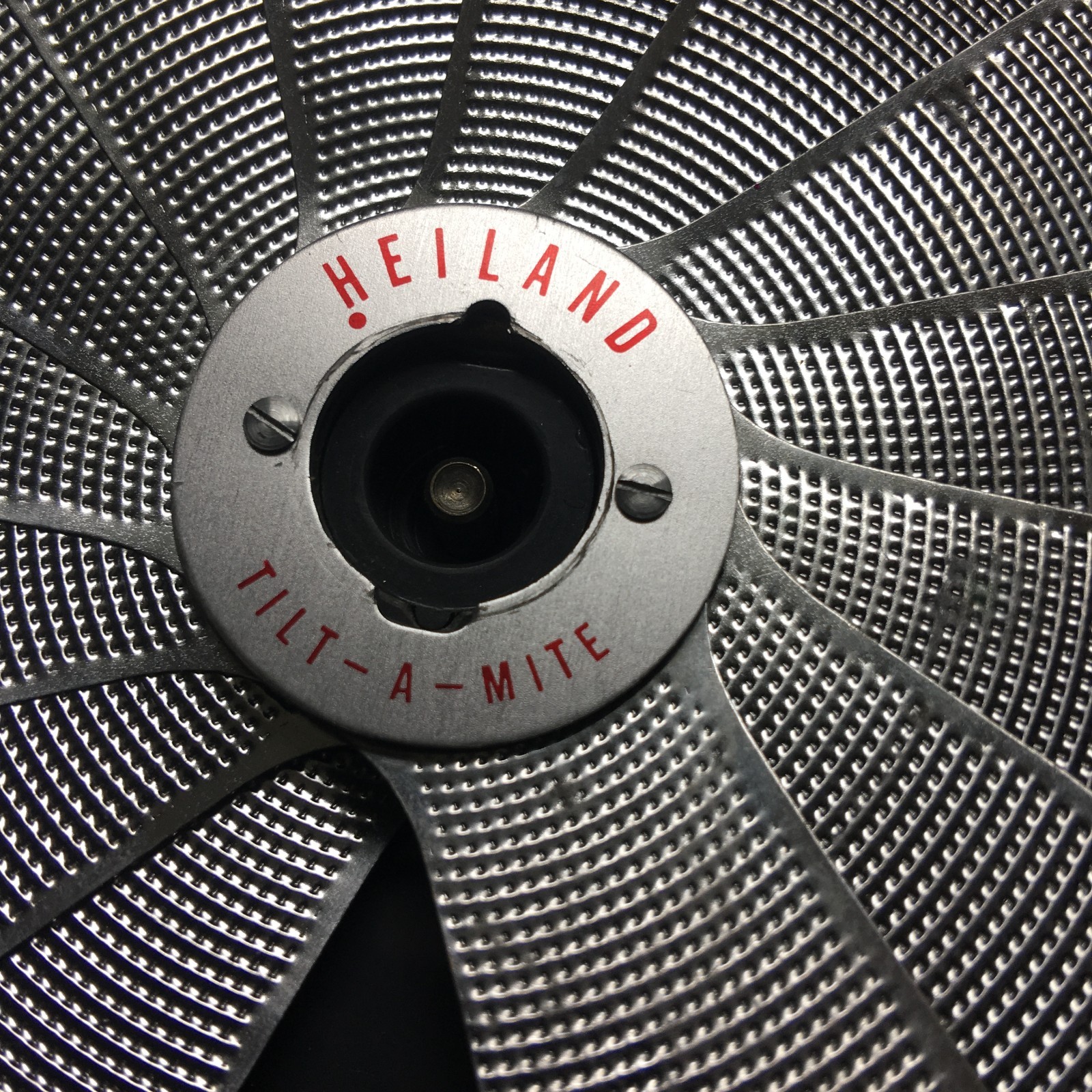 Vintage Heiland Tilt-A-Mite Camera Flash Calculator Unit With Collapsible Fan